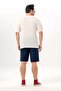 Short Sleeve Sile Cloth Crew Neck Men's Summer Tshirt Cream 3002 - 2