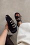 Sierra Black Genuine Leather Sandals - 6