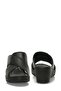 6Fx Genuine Leather Wedge Heeled Women's Slippers - 5