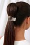 Metal Punk Strip Style Horse Tail Clip Hair Clip