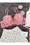 Women's Underwear Oslo Fabric Patterned Shorts Pajama Set - 5