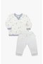 2 Piece Set Little Boats 14127 Ecru