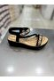 Feta Heeled Women's Stylish Elastic Sandals - 2