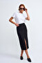 Women's 100% Organic Cotton White Relaxed Fit Round Neck White T-Shirt - 3