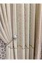 Ghost Arm Tieback Practical Curtain Gathering Device Cornice Mounting Without Drilling the Wall (1 Piece) Silver (Light Grey)