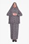 Namaz Elbisesi Jarse Desanli Two Piece Black - 2