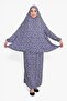 Namaz Elbisesi Jarse Desanli Two Piece Navy Blue - 2
