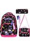 School Bag Girl School Bag Set of 3 School Bag Kuromi Patterned Luxury School Bag Thermal Nutrition