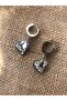 Steel Heart Earrings - 2