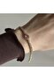 Pink baguette waterway bracelet