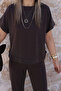 Brown Modal Fabric Tshirt Pants Set - 4