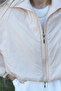 Beige standard size slim short coat - 3