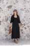 Black Shirted Strap Dress
