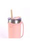 Soulmate Tumbler Vacuum Stainless Steel Silicone Strap 550 ml Pink - 2