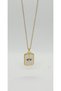 White Background Black Color Eye Detailed Necklace