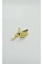 Leaf Form Sparkling Ring – Gold Elegance - 2
