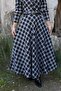 Black Plaid Pattern Skirt
