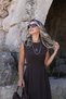 Brown Belt Detailed Midi Dress - 2