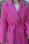 Pink standard size lined stamp coat - 4