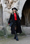 Black Lined Cashmere Coat - 2