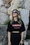 Black Standard Size T-shirt with "Amour" lettering - 2