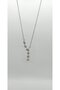 Silver Color Stone Star Figure Necklace - 2