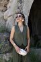 Green Five Button Vest