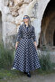 Black Plaid Pattern Skirt - 2