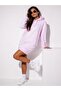 Women's Mini Organic Cotton Dress with Hood - 2