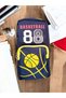 Three-Eyed Greyhound Basketball Yellow Navy Blue Pencil Bag/Pencil Holder (160)