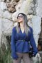 Indigo Standard Size Belted Cardigan