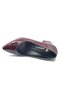 Pertek Genuine Leather Women's Heeled Shoes Women's Sitiletto Claret Red - 5