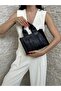 Luxury Design Faux Leather Hand Shoulder Strap Bag - 3