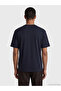 Navy Blue Crew Neck Men's T-Shirt - 3