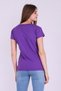 Camp Jupiter Purple Color %100 Cotton Crew Neck Women's Knitted Short Sleeve Tshirt Camp Half Blood - 2