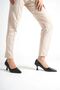 Women's Black Heeled Shoes Tr08Ms03A - 4