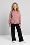 Girls' College Collar Wide Leg Tracksuit Set
