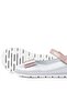 Genuine Leather Pixel Silver Powder Girls' Ballerina Shoes - 8