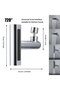 Kitchen Faucet Sprayer Head 4in1 - 3
