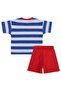 Super Rabbit Printed 6-18 Months Set - Blue - 3