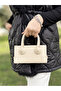 Light Mink Stylish Va Elegant Box Model Hand Shoulder and Crossbody Women's Bag - 4