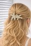 Gold Color Stone Starfish Side Buckle (Size: 7cm)
