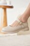 Beige Casual Mary Jane Shoes Tr09Ms01E - 2