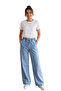 Palazzo Pants Summer Denim Trousers - 3