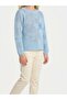 Girl's Openwork Patterned Stylish Knitwear Design Blouse - 5