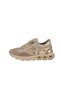 Women's Genuine Leather Straw and Glitter Detailed Casual Shoes/Spring Summer 2026/Sand / D26Ya-3990 - 5