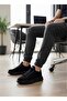 BA0161 Lace-up Men's High Sole Black Sports Shoes - 4