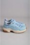 Seç 34142 Thick Sole Women's Sneakers Blue - 3