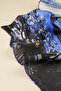 100% Silk Bandana Scarf (55X55 cm)-Vincent Van Gogh (Starry Night Sax Blue) - 4