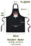 Kitchen Apron Set of 2 Stain-Proof Water-Repellent Fabric Fade-Free Print Floral Cake and Teapot Patterned - 6